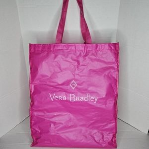 Vera Bradley PTP Bags Large Hot Pink Barbie Shopping Reusable Eco Friendly Tote